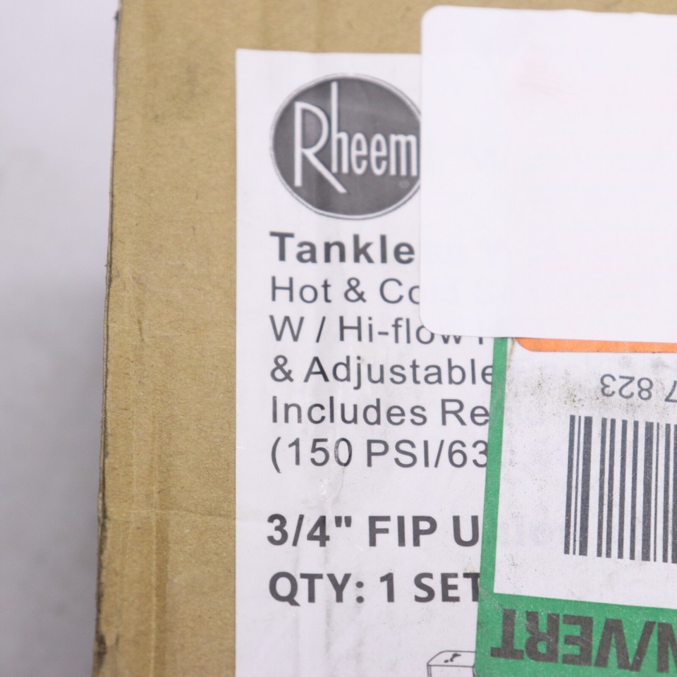 Rheem Service Valves for Tankless Water Heaters Brass RTG20326 eBay