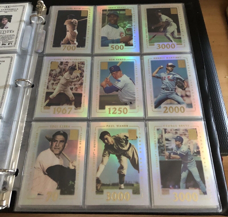 BO JACKSON GEORGE BRETT NOLAN RYAN REFRACTOR 2002 TOPPS TRIBUTE SET YOU PICK HOF - Image 3 of 4