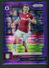 2019-20 JAMES CHESTER 10/75 PANINI PRIZM PREMIER LEAGUE BREAKAWAY PURPLE (read)