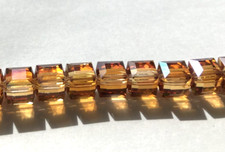 Swarovski Crystal Cubes 6mm 288 pcs Crystal Copper 5601