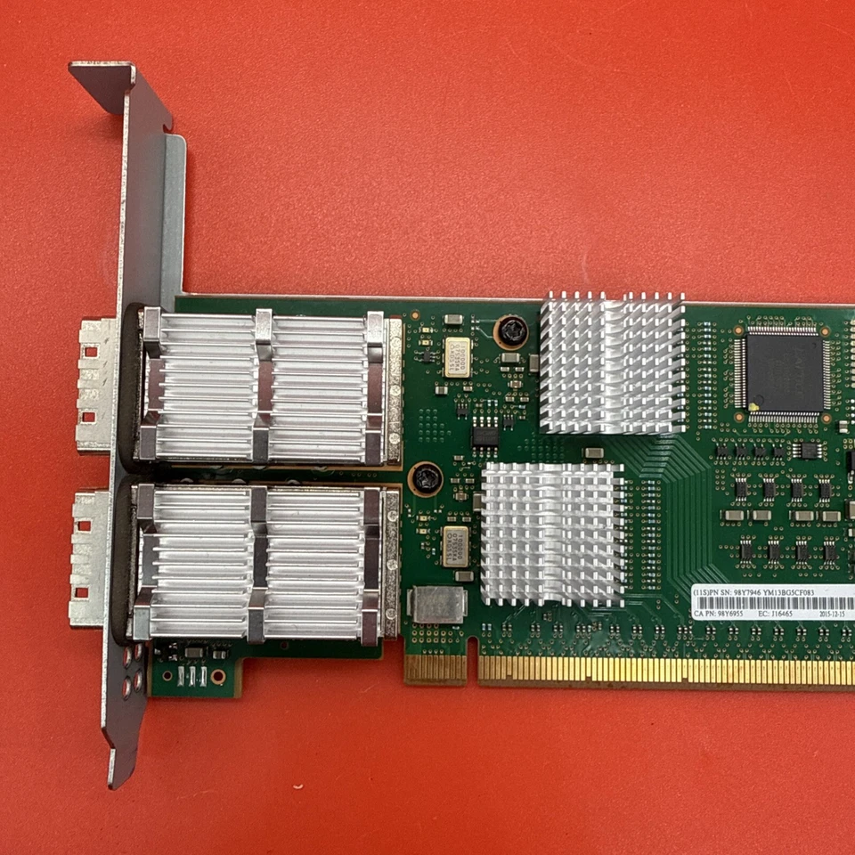 IBM Feature 2665 98Y6956 00E9274 40Gb 2 Port PCI-e Full Height Network Adapter - Image 2 of 4