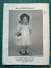 Byron Doll Patterns BY-78 "Just Me II" - New Old Stock/Uncut