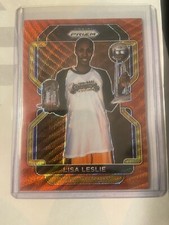 Lisa Leslie 2022 Panini Prizm WNBA Red Prizm Card 94/ 199 #194