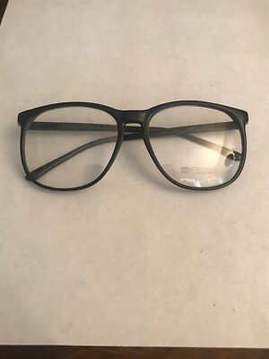 VTG New Europa Lord II Hunter Green & Black Speckled Plastic Glasses 53-16-135