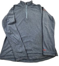 Trespass Airrap AT100 Mens Quarter Zip Fleece Blue Size M Lightweight Thermal