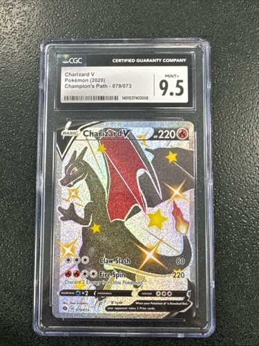 Charizard V graded CGC 9.5 for sale on eBay