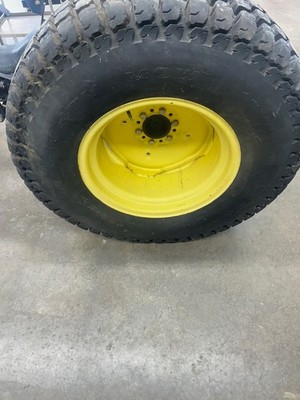 BLV10850 LVA14379 John Deere 3032e etc rear wheels and tires SEE ALL PICTURES