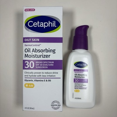 Derma Control  Oil Absorbing Moisturizer For Oily Skin SPF 30 4 fl oz NEW
