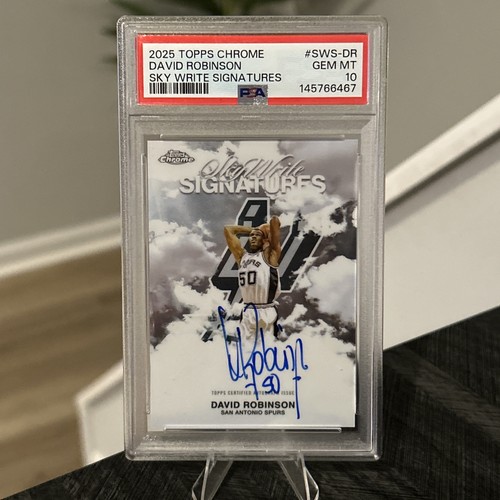 2025 Topps Chrome David Robinson Sky Write Signatures (PSA 10)