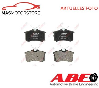 SATZ BREMSBELÄGE BREMSKLÖTZE HINTEN ABE C2W002ABE I NEU OE QUALITÄT