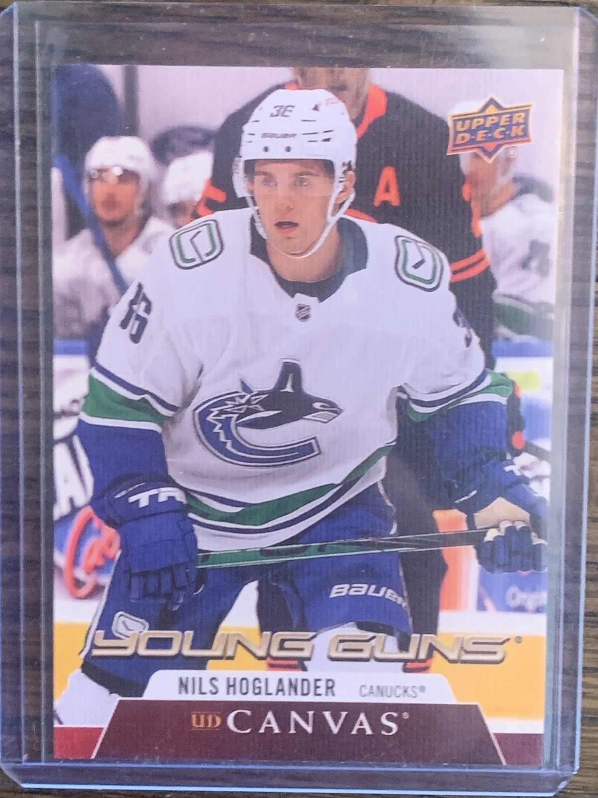 2020-21 Upper Deck Series 2 - Ud Canvas Young Guns Nils Hoglander #C239 (RC)