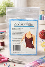 Designer's Choice Push Up Underwire White Steel Bra Repair Replacement Large