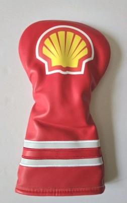 Rare Shell Golf Driver Headcover by Team Golf Red Vintage Style Logo 