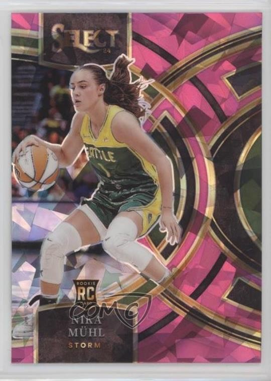 2024 Panini Select WNBA Premier Level Pink Ice Prizm Nika Muhl Rookie RC 17iv