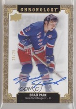 2018-19 Upper Deck Chronology Gold Premium 24/25 Brad Park #84 Auto HOF 00b6