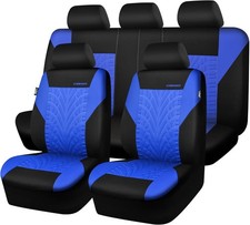 Car Pass Car Seat Covers Full Sets Front Split Rear Bench For Car 3d Tyre ...