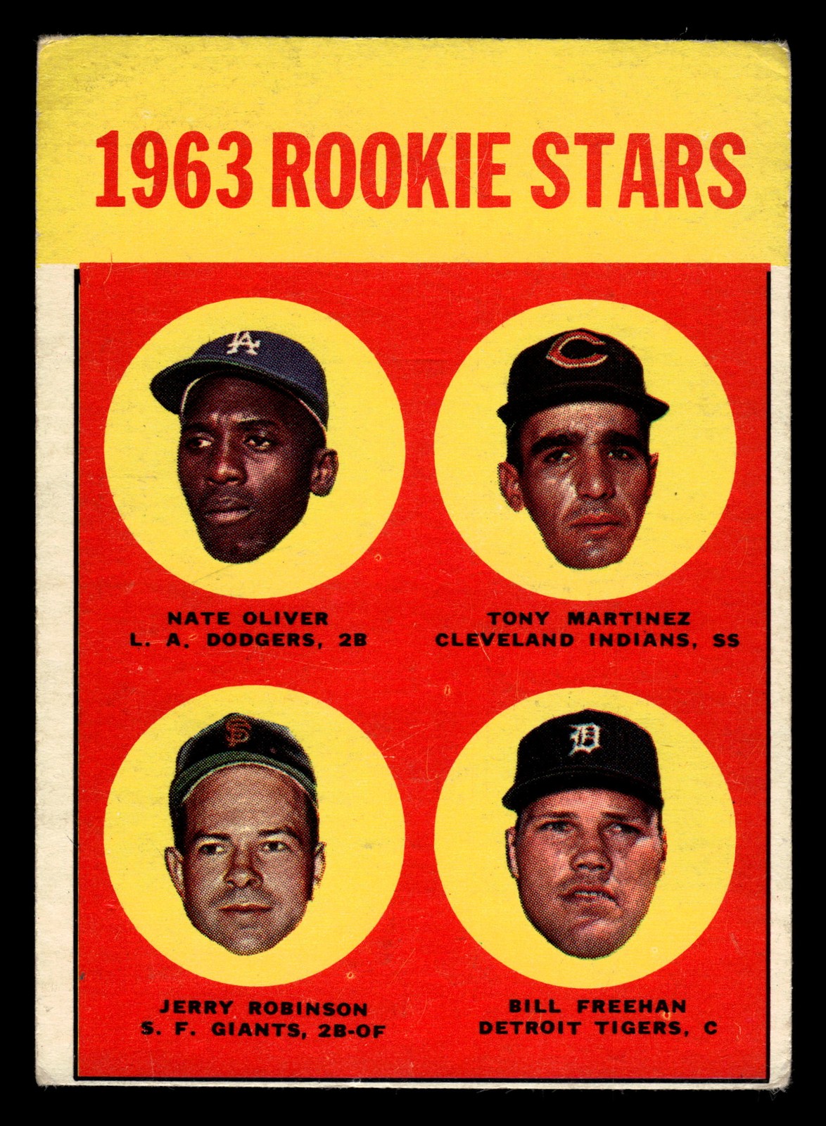 1963 Topps 1963 Rookie Stars Bill Freehan RC #466 SP HIGHER GRADE NO CREASES