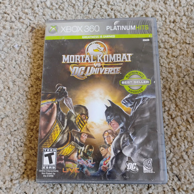 Mortal Kombat vs. DC Universe (Xbox 360, 2008) Complete CIB W Manual 
