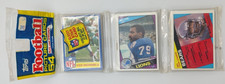 1984 Topps Football Factory Sealed Rack Pack Walter Wayton On Front And Back 1984 Topps Football Factory Sealed Rack Pack Walter Wayton On Front And Back