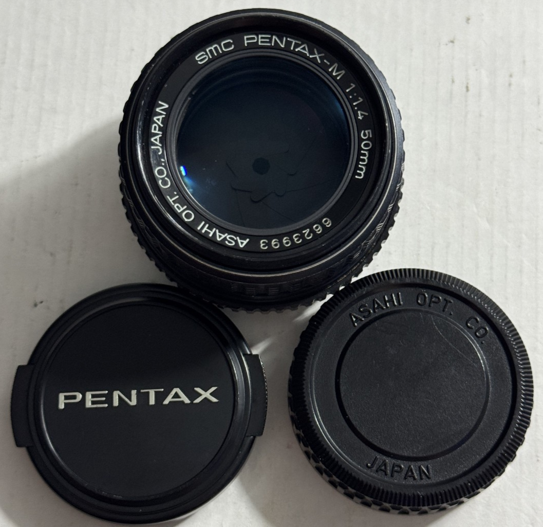 ASAHI SMC Pentax-M 50mm f/1.4 Manual Focus Prime Lens [52] K Mount