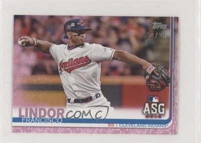 2019 Topps Mini All-Star Pink 12/25 Francisco Lindor #US293 1j2