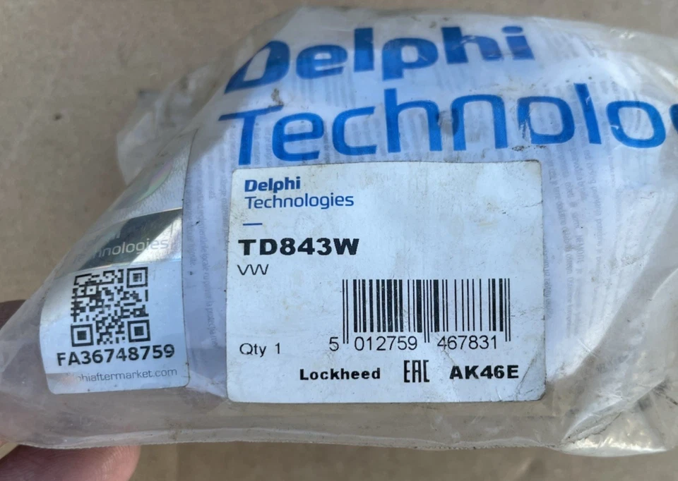 2 x Genuine Delphi Front Control Arm Bush for AUDI Q7 / CAYENNE / TOUREG TD843W - Image 3 of 4