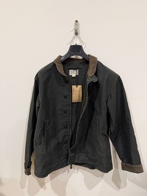   RRL Double RL Ralph Lauren N-1 Deck Jacket Black Wash NWT XXL 2XL