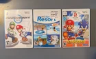Nintendo Wii Sports Resort, Mario Kart, Mario and Sonic Olympics 3 Game Lot Wii