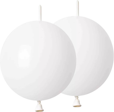 White Link Balloons 6 Inch 120 Pcs Latex Quick Linking Balloon for Birthday Wedd
