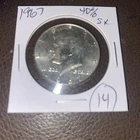 1967 40% Silver Kennedy Half. #14. $10