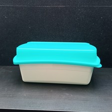 TUPPERWARE Four Seasons Große Lunchbox + Frischegitter weiß/grün 3285 2858 2866