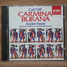 André Previn Carl Orff Carmina Burana CD 1991 EMI Classics London Symphony Orch