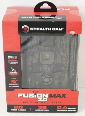 NEW - Stealthcam Fusion Max 2.0 80' Cellular Trail Camera STC-FXWTX2
