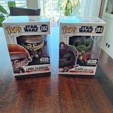 Star Wars Funko Pop Lot of 2 Lando Calrissian 282  Klaatu 283 NIB Great Box
