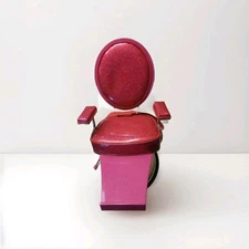 American Girl Doll Pink Glitter Hair Salon Styling Chair Beauty Spa F3646 2014