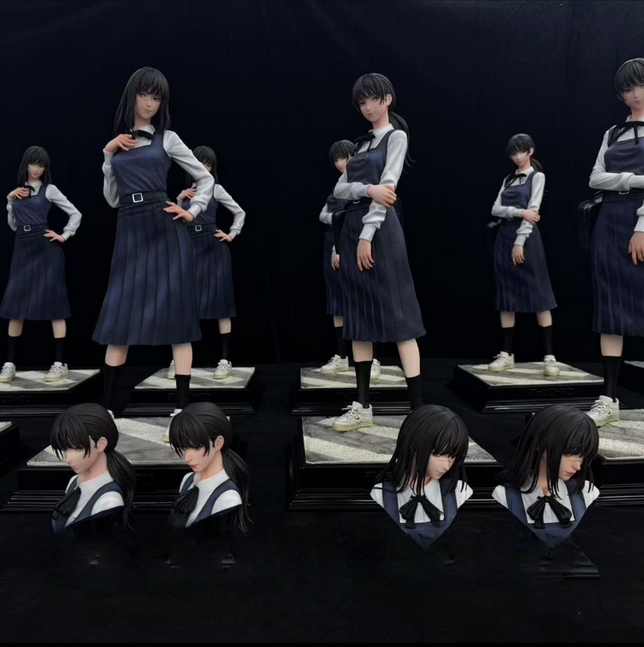 HeRa Studio Chainsaw Man Asa Mitaka Model Yoru Resin Statue in stock 2Pcs+DLC