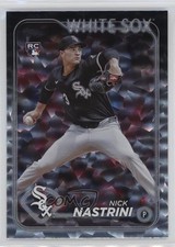2024 Topps Update Silver Crackle Foilboard Nick Nastrini #US225 b4d