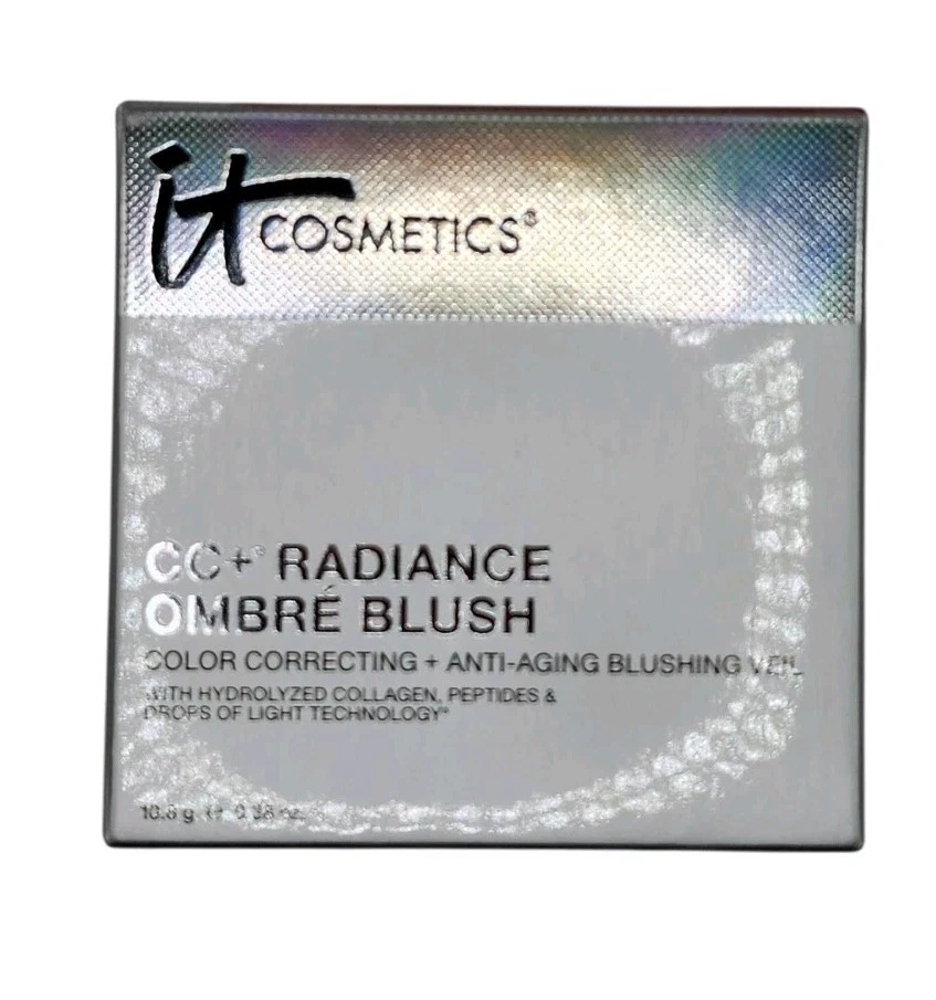 IT Cosmetics CC+ Radiance Ombre Blush Color Correct Anti Aging Coral Flush NIB - Image 4 of 4