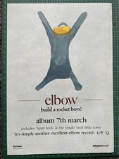 Elbow Build A Rocket Boys A4 Poster/Magazine Advert Seldom Seen Kid