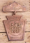 Civil War US Soldier Veteran Badge 1907 Saratoga Springs NY Encampment PA GAR