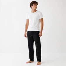 POLO RALPH LAUREN New Men's Sleepwear Pants SMALL Drawstring Logo Cotton Black