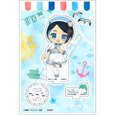 Nika Nanaura Gundam WFM Mochikko Marine Fashion Acrylic Stand Jr. Japan C590