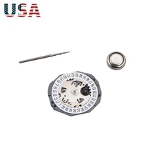 Quartz Watch Movement @6 w/ 351332 Stem For Seiko For Lorus For Pulsar Watch