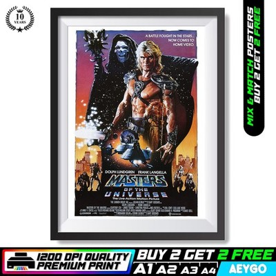 MASTERS OF THE UNIVERSE Film Kino Film Wandbild Größe Bild Poster Druck