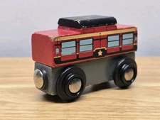 2007 Maxim Enterprises Toys Magnetic Red Train car 3.5" x 2”