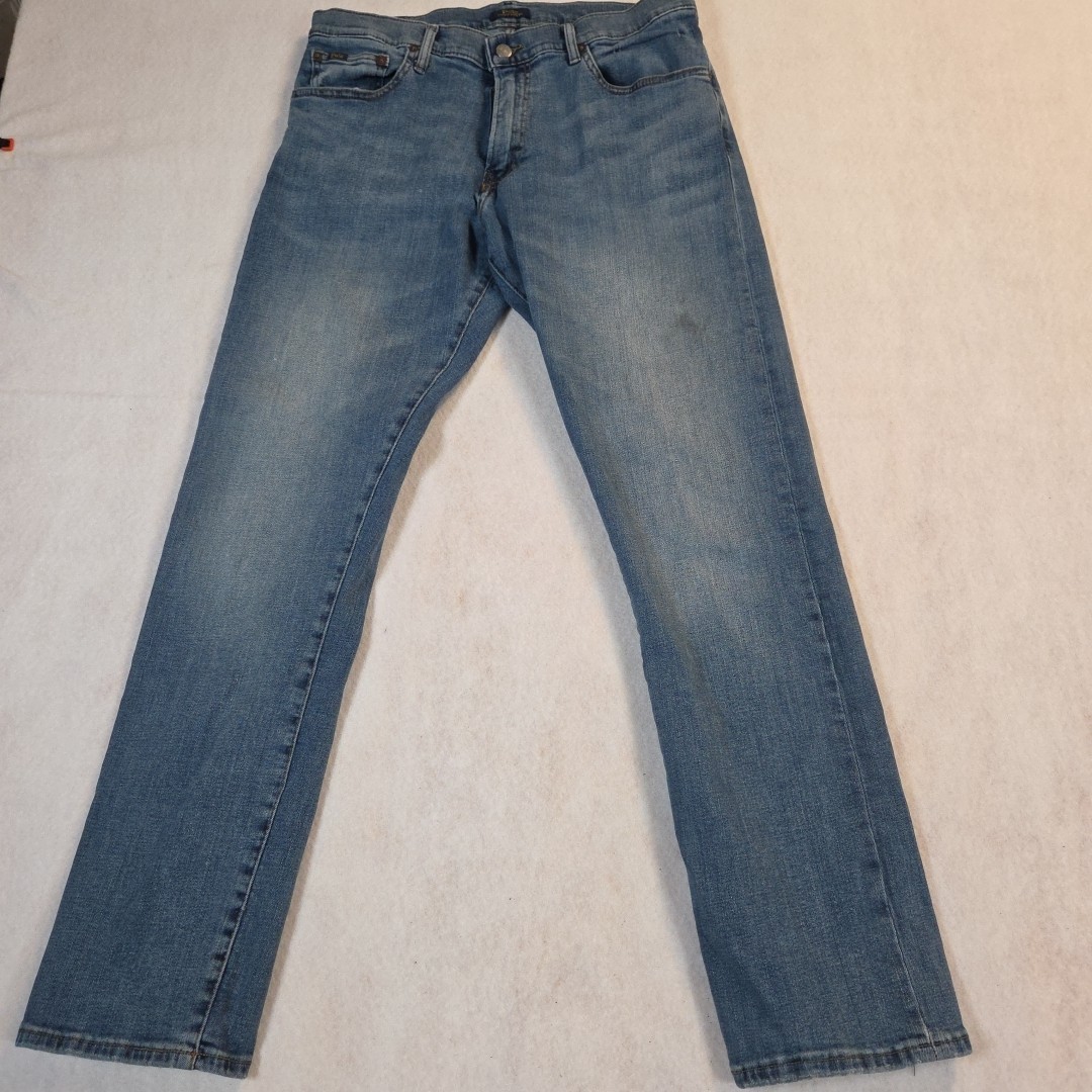 Polo Ralph Lauren The Hampton Relaxed Straight Leg Jeans Men's 34x34 Medium Wash