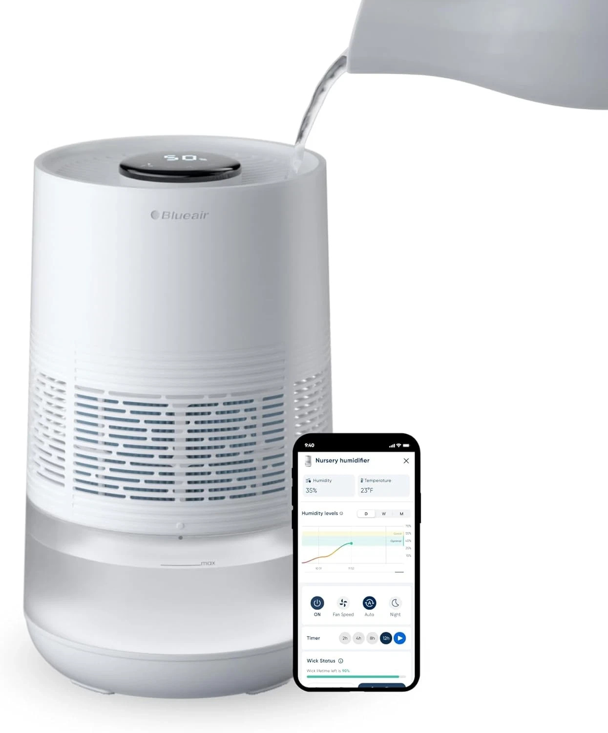 For Large Rooms With App Control And 48-hour Runtime