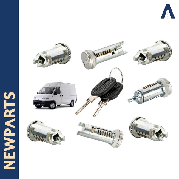 Newparts SchließZylinder Set FüR Boxer Ducato Jumper 1994-2002 9170F2 4162T7-image