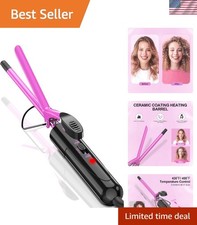 3/8 Inch Ceramic Small Curling Iron for Short Hair, 9mm Pencil Curling Iron ...