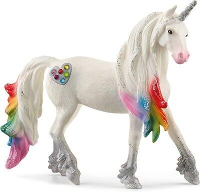 Bayala 70725 Rainbow Love Unicornio Semental Juguete Figura Schleich 51589 - Imagen 1 de 1